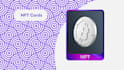 create educational flashcard, nft card, frame card design