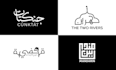 design arabic logo and modern arabic calligraphy design