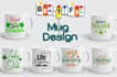 create a beautiful custom mug design asap