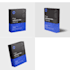 design 3d digital software box mockup and animation