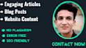 do creative writing, comment writing and blog writing