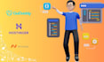 develop godaddy website, hostinger website, namecheap website