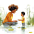 illustrate african american children book illustration