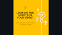 write high class script for youtube videos entertainment