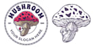 design modern awesome mushroom logo