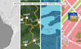 custom illustrate you a simple navigation map by hand