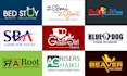 design professional wordmark, typography, lettering logo
