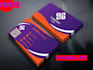 design business card with two concepts