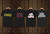 do typography t shirt design for print on demand