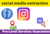 extract email list from any social media groups and pages