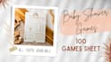 offer a collection of 100 baby shower games