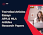 write top notch ,quality articles and essays in apa, mla