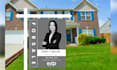 do your modern, eye catching real estate sign design