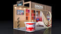design 3d exhibition booth, event stage, gate, photo booth