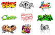 do graffiti logo, graffiti illustration lettering graffiti design for your name