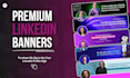 design professional linkedin banners facebook covers
