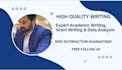 help write academic articles, grants and analyze data