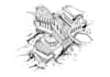 draw  architectural building  drawings by hand