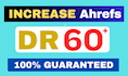 domain rating increase ahrefs DR increase upto 50 plus