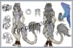 design your cartoon avatar vector characters oc and fursuits reference sheets