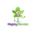design acknowledged and trusted mighty microbe logo