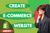 create your ecommerce website via woocommerce shopify online store