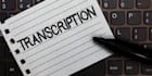 transcript audio and video files into text