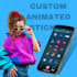 create custom animated stickers with transparent background
