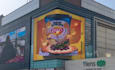 3d anamorphic illusion for led screen
