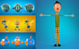 cartoon 3d character modeling