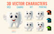 characner decign in 2d 3d mascot, avatar, games in vector ai, eps, svg, pdf, png