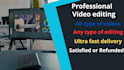 do professional video editing and vfx