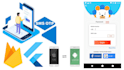 create flutter flow app with firebase and API
