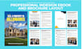 make layout design for book, ebook, whitepaper for kdp