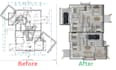 render 2d 3d floor plan with floorplanner, 3d rendering, 2d 3d interior design