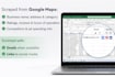 enrich google maps business data with emails and social links