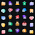 do frosted glass style icon pack for your website