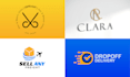 do professional minimalist logo design modern and unique branding