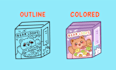 draw cute stickers and merch