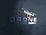 do modern camera drone 3d photography logo design