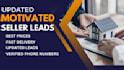 provide real estate motivated seller leads with skip tracing and wholesale leads