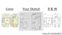 draw 2d floor plan, elevations, sections in auto cad 2d plan