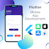 do flutter front end mobile app development with UI UX design for the mobile app