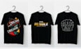 do custom typography t shirt design