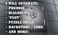 write an escape room game premise, plot, puzzles, and lore