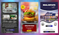 design stunning animated flyer poster to promote your brand
