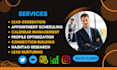 be your social media manager and appointment setter