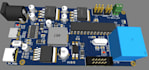 do a circuit design, schematic diagram, pcb design and pcb board