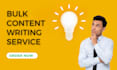 write bulk seo article and blog posts on gaming and tech