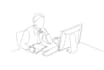 draw continuous single line art animations